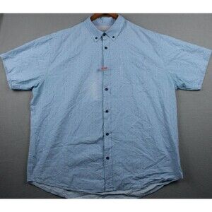 Alexander Julian Colours Shirt Mens 2XL XXL Striped Dot  Button Up Button Collar